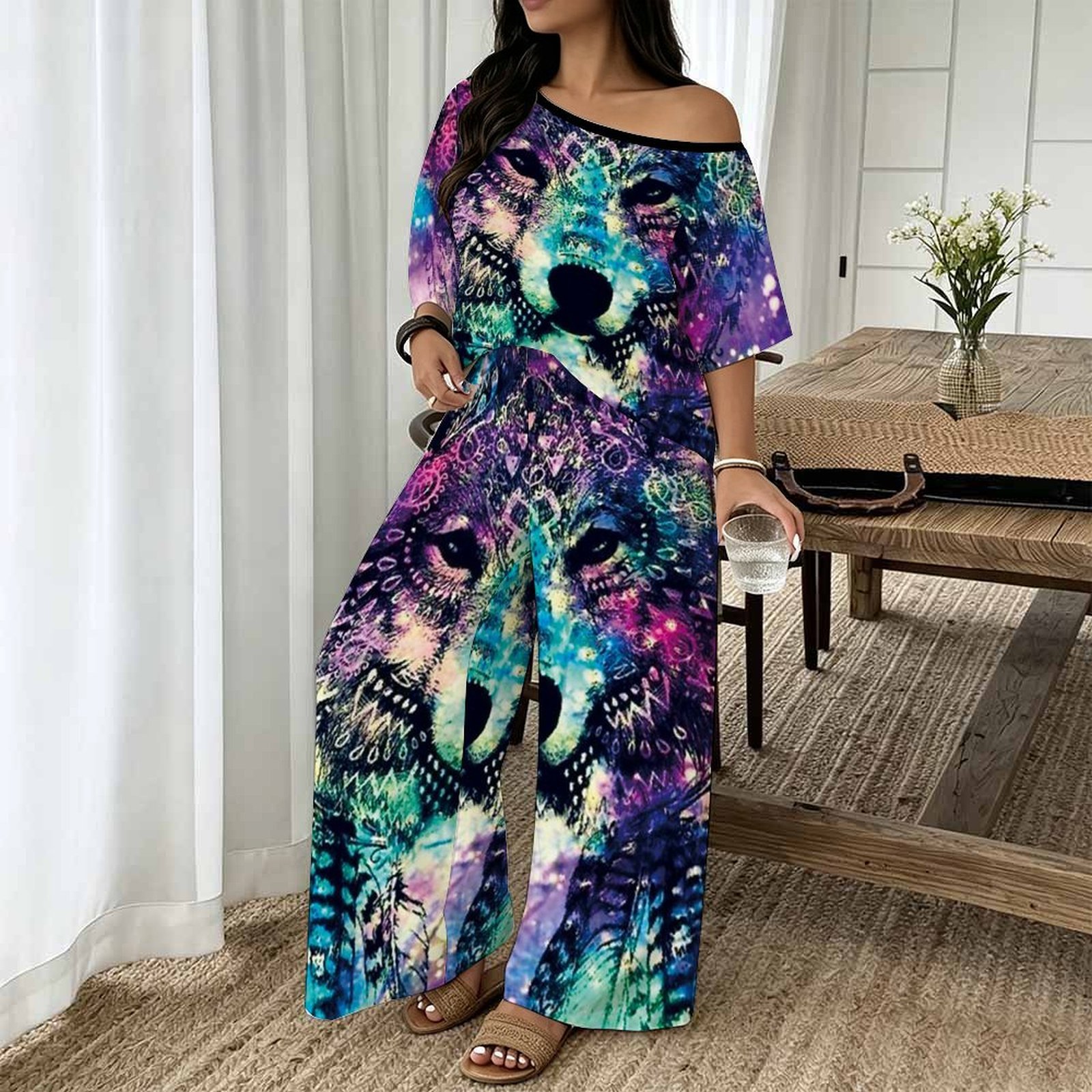 Plus Size Women Spring/summer  - Blouse Off Shoulder ulasan dan harga