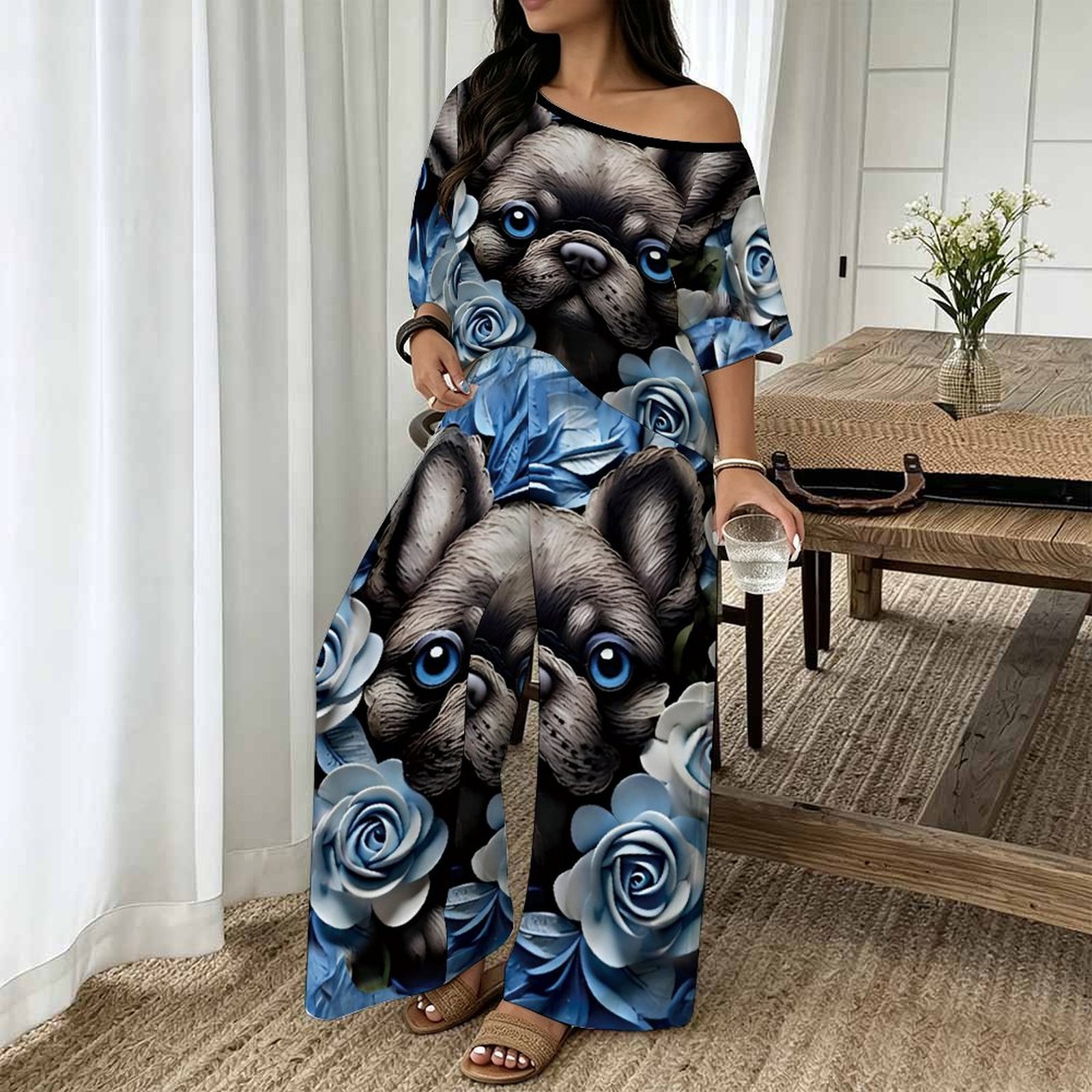 Plus Size Women Spring/summer  - Blouse Off Shoulder ulasan dan harga