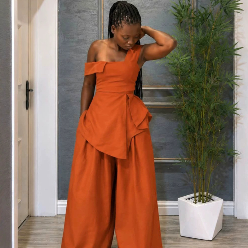 New Design African Fashion Wom - Blouse Off Shoulder ulasan dan harga