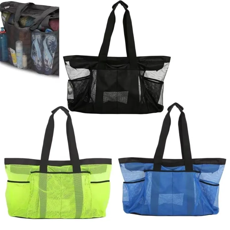 1pc Extra Large Mesh Beach Bag - Tote Bag Beach ulasan dan harga