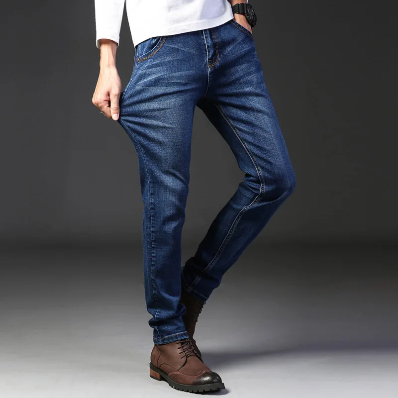 2024 Summer Thin Men's Elastic - Levis Jeans 501 ulasan dan harga